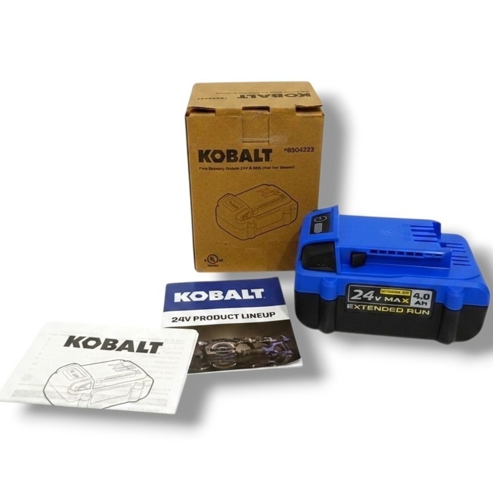 Kobalt 24V Max 4.0Ah Extended Run Lithium Ion Battery 6504233 KB 424-03 New